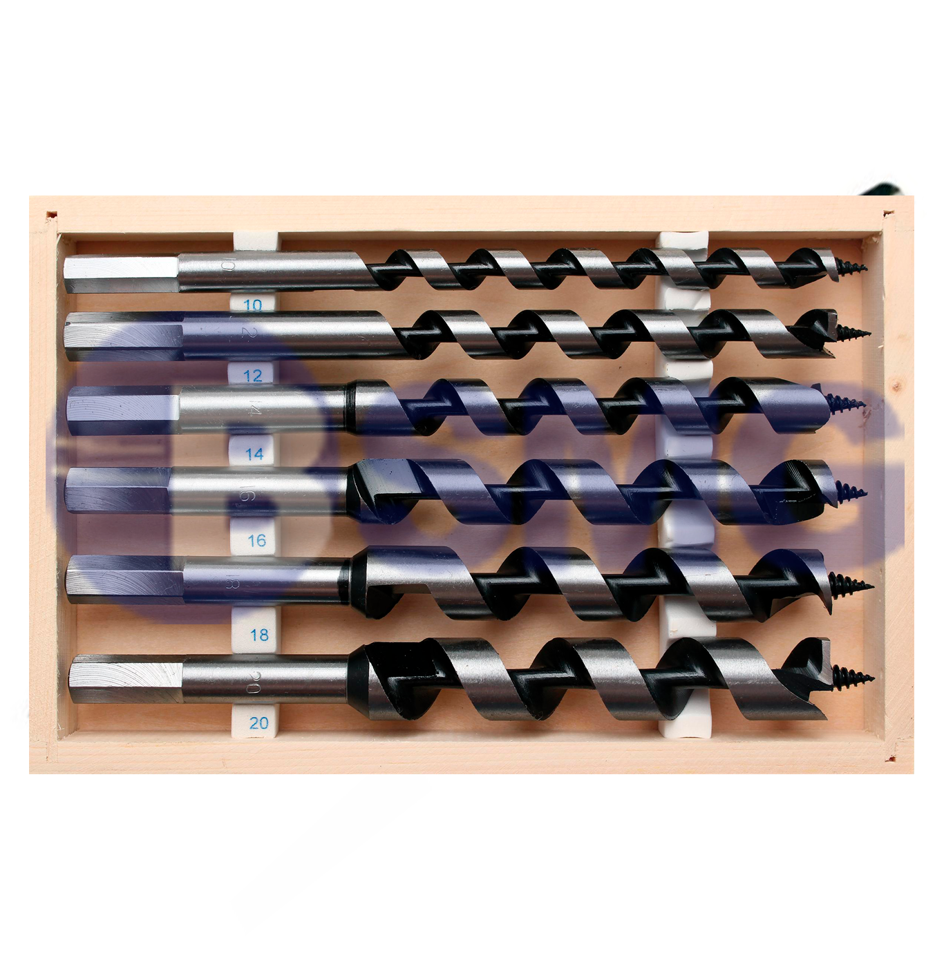 საჭრელი ბურღის პირი ( ხისთვის),  ნაკრები  015799