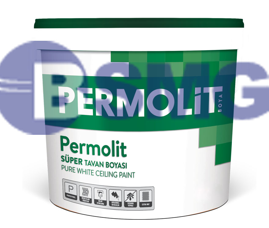 PERMOLIT Pure White Ceiling Paint 10/1 / თეთრი ჭერის საღებავი  (TAVAN) 10კგ.   005008