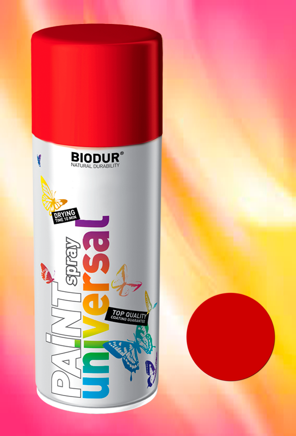 3011 ალუბლისფერი 400 ml უნი. სპრეი BIODUR   013137