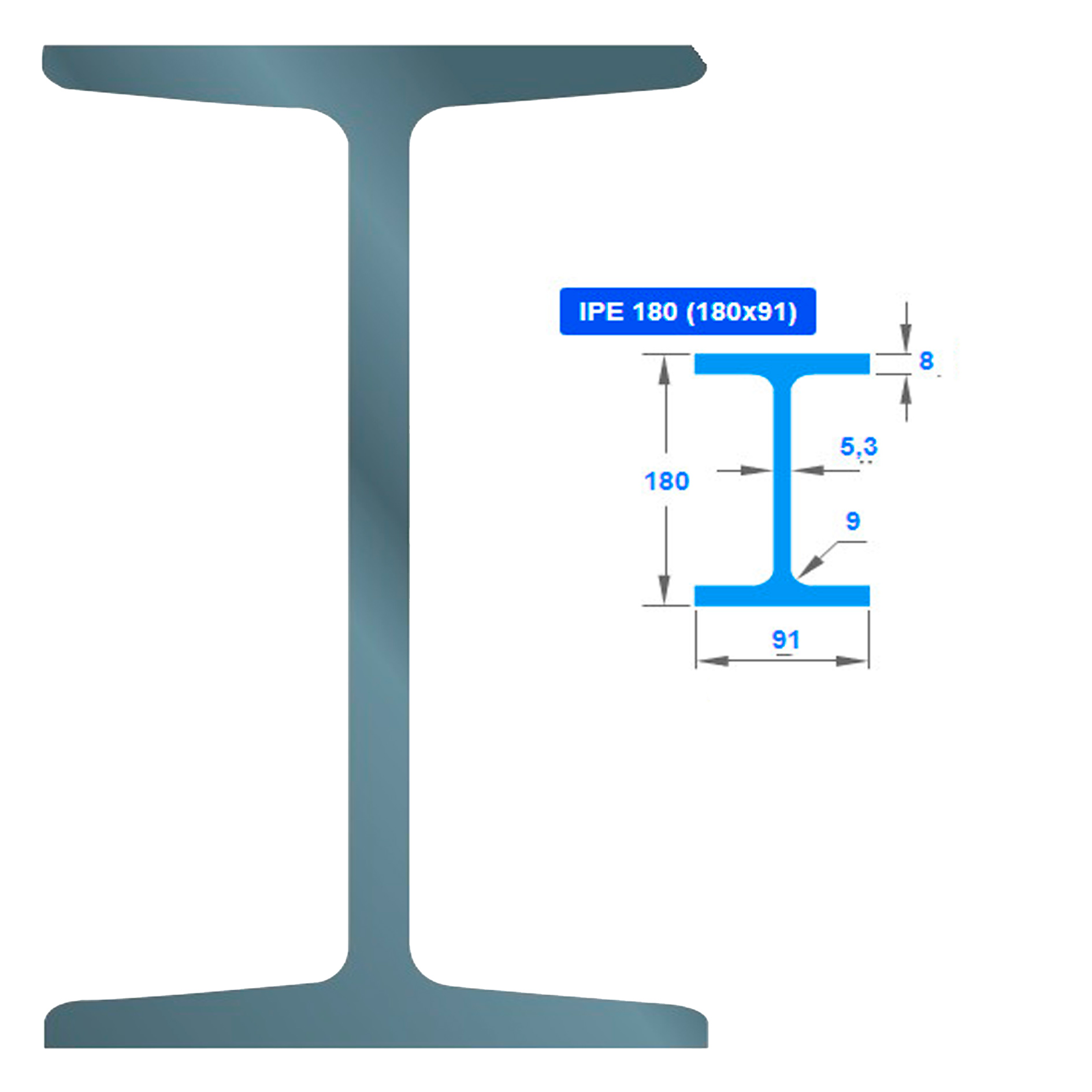 ორტესებრი IPE 180 000530