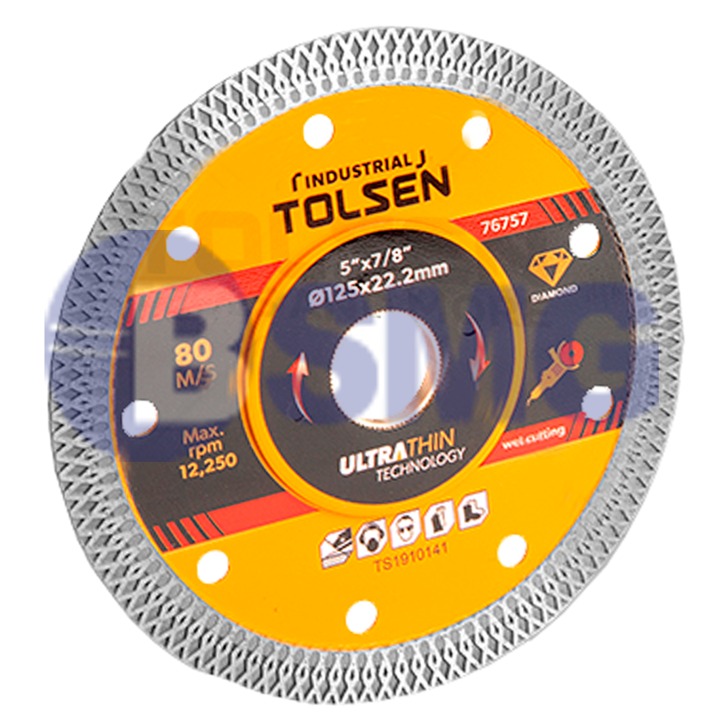 TOL1635-76757 მეტლახის საჭრელი დისკი ULTRATHIN  Durble Life 125*22.2	 020236