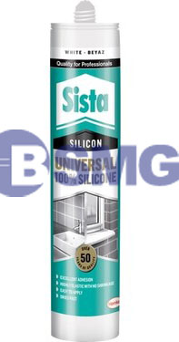 გერმეტიკი"Sista" უნივერსალი სილიკონი 280 მლ (უფერო)   016366
