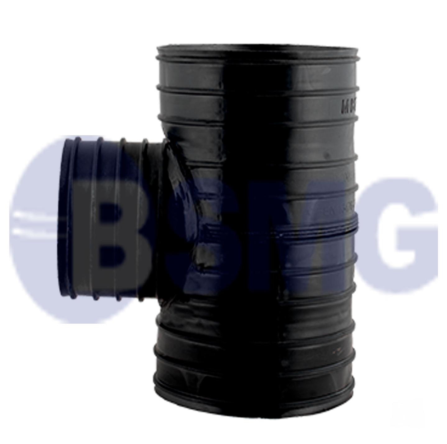 პლასტმასის გოფრირებული მილის სამკაპი 200 x 150მმ  (45°) 016704