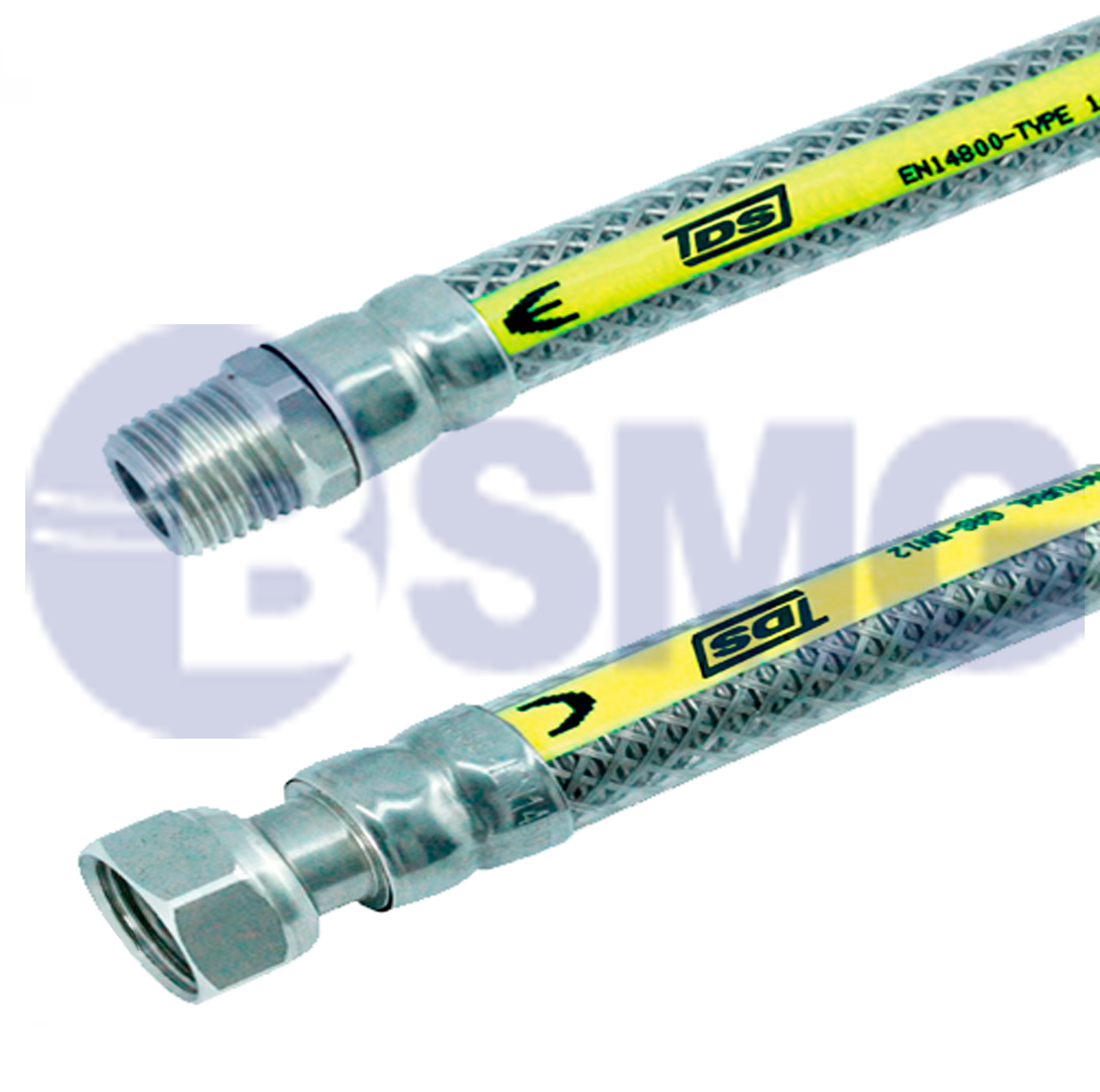 ბუნებრივი აირის მილი1/2-1/2  შიგა-გარე ხრახნით 100 სმ   FL-272   TDS 012376