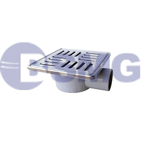 პლასმასის ტრაპი პირდაპირი უჟანგი საფარით	 017519