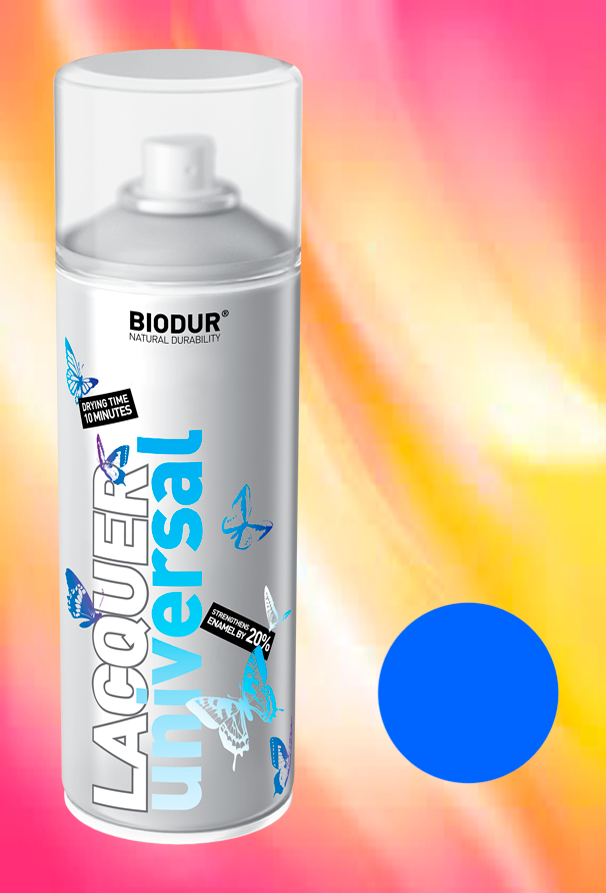 5015 ცისფერი 400 ml უნი. სპრეი BIODUR   013142