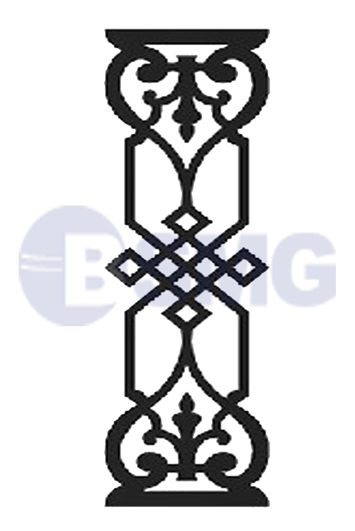 მოაჯირის კონსტრუქცია  25*90სმ   010632