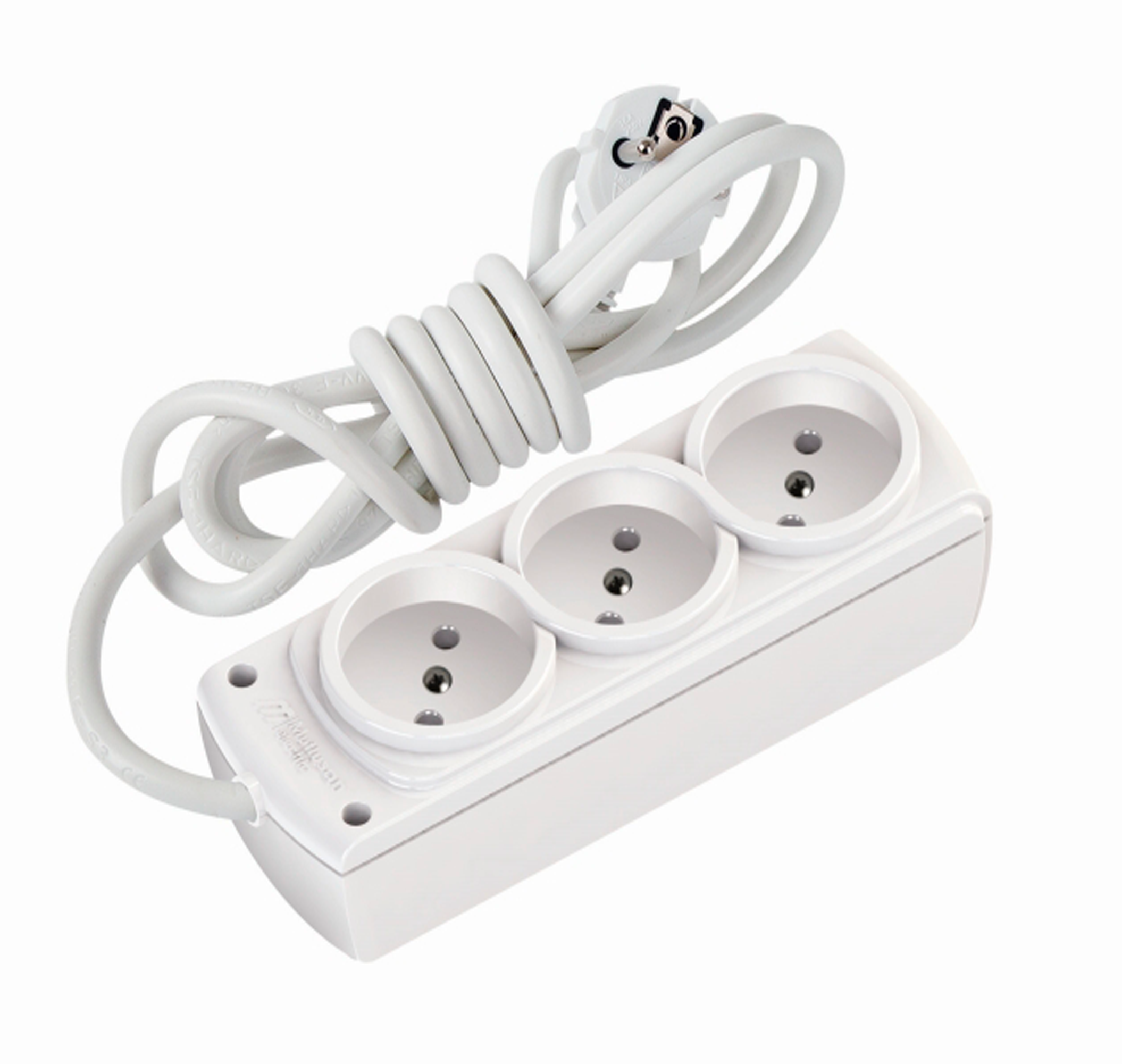 SOC2-5637 დამაგრძელებელი Linus  3-ადგილიანი5 მტრ კაბელით  014638