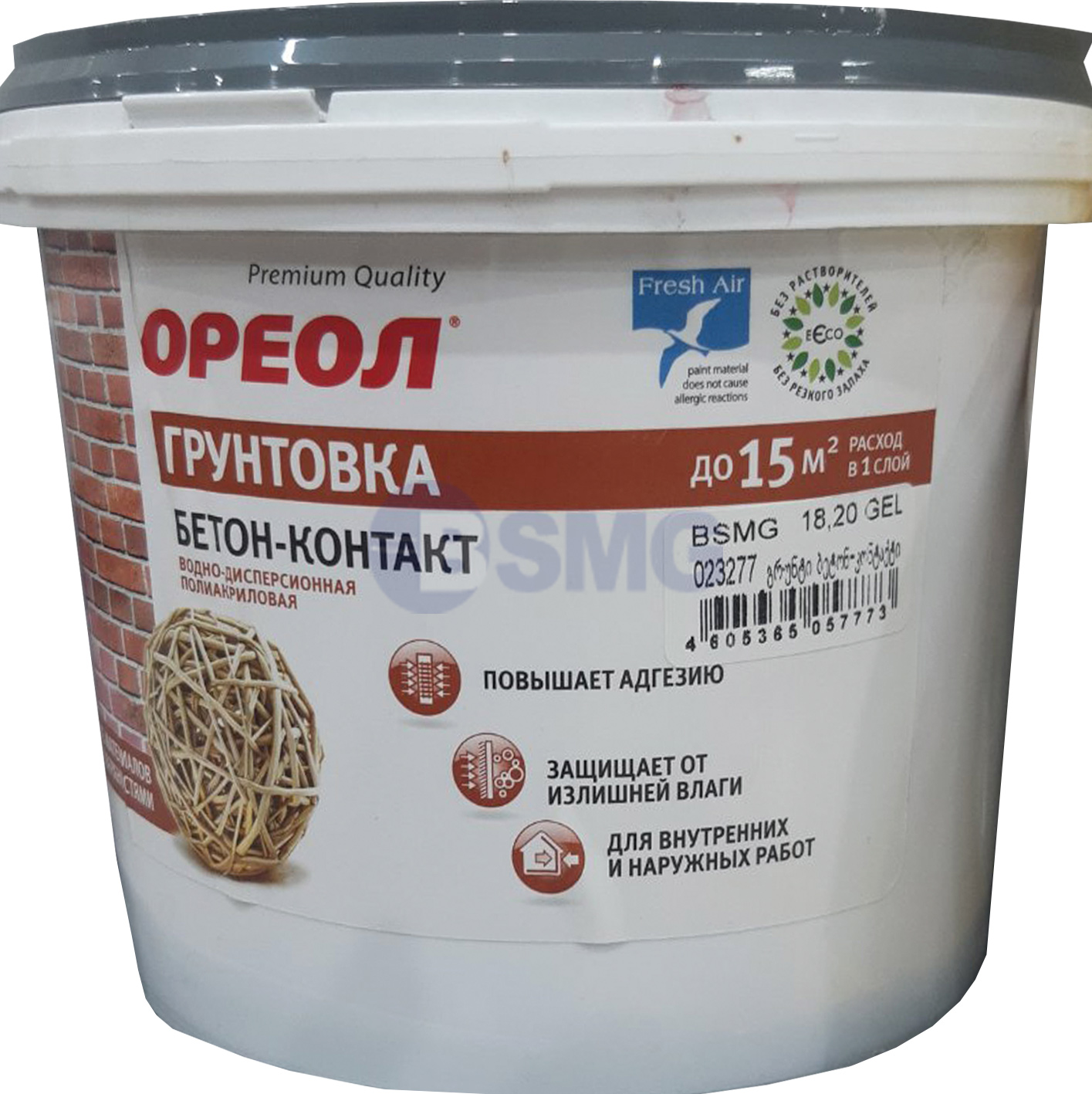 7797 გრუნტი ბეტონ-კონტაქტი ”ОРЕОЛ”  12 კგ   026149