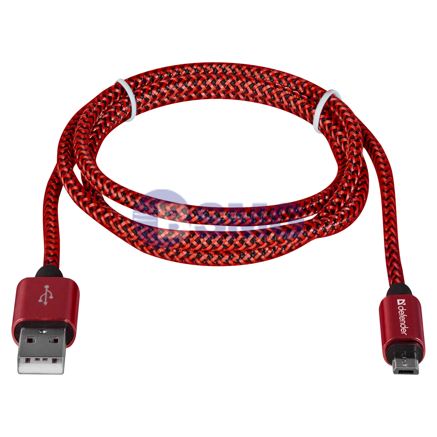 USB cable Defender USB08-03T PRO USB2.0 Red, AM-MicroBM, 1m, 2.1A  023801