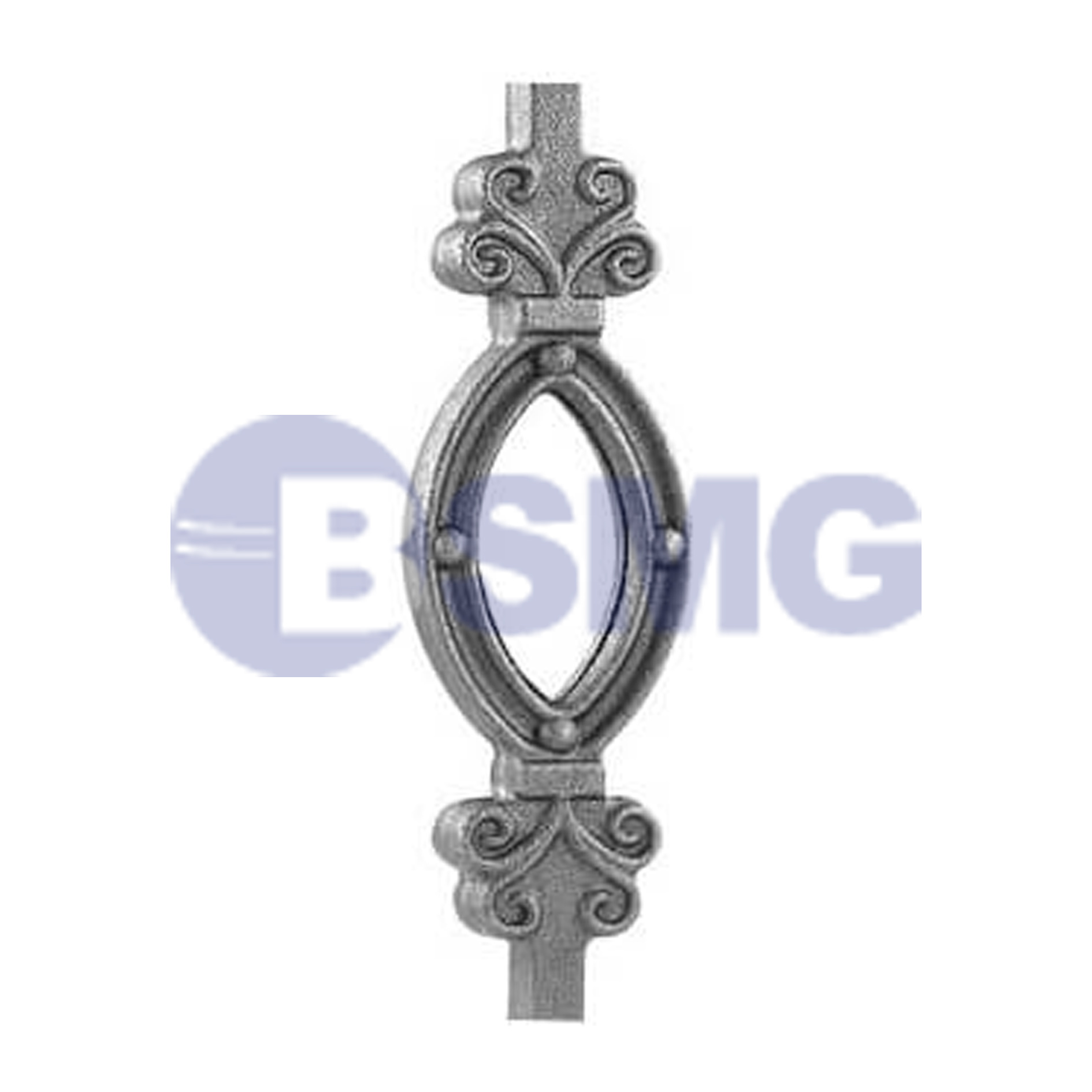 ლითონის  აქსესუარი, ფიგურა   5.2x17x1.2სმ   010380