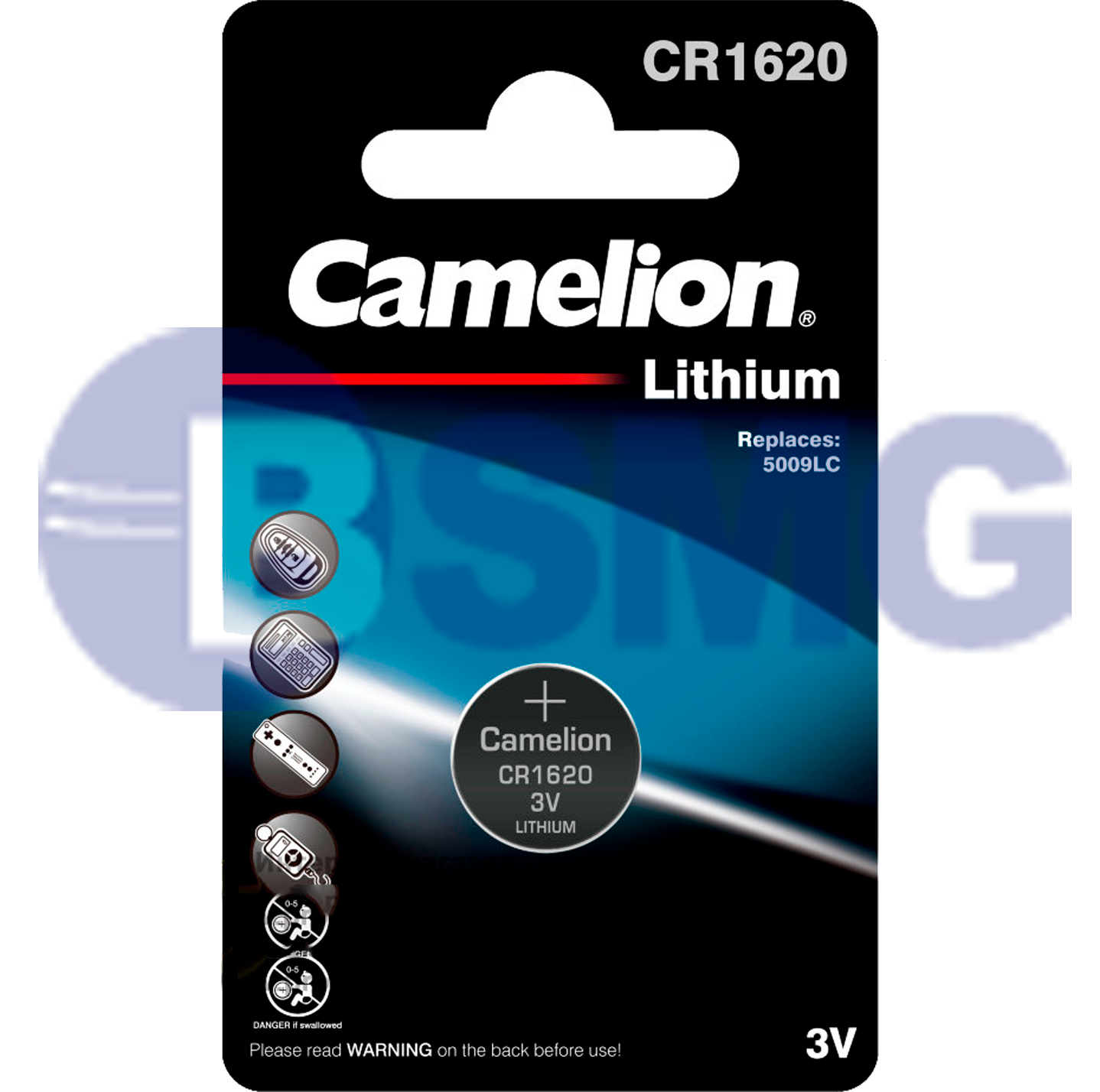 2770 Camelion CR2025 ლითიუმის ელემენტი-ღილაკი, 1ც შეკრა CR2025-BP1   014835