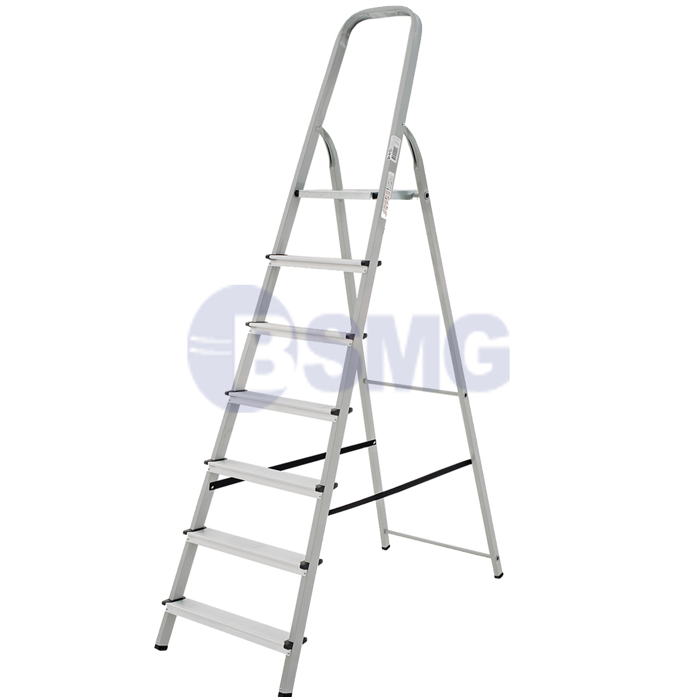 მეტალის კიბე ალუმინის საფეხურით 113, 1X7 (1130107)   025033