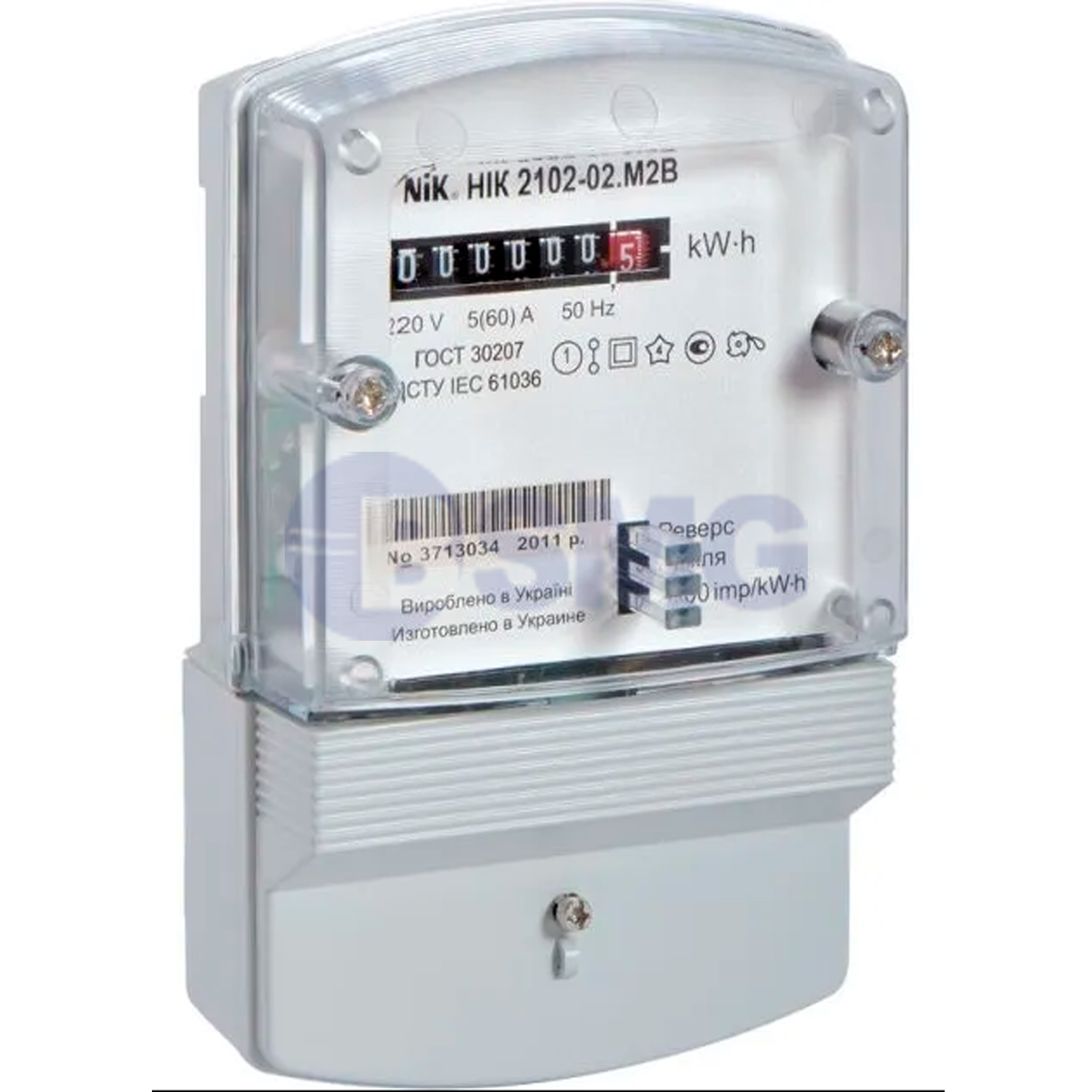 ერთფაზიანი მრიცხველი NIK 2102-02 M 2    026264