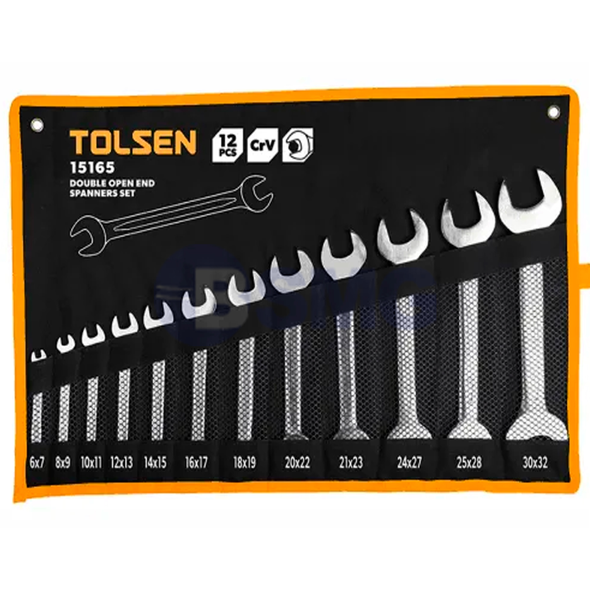 TOLSEN TOL597-15165 12ც.-იანი ქანჩის გასაღების ნაკრები    025928