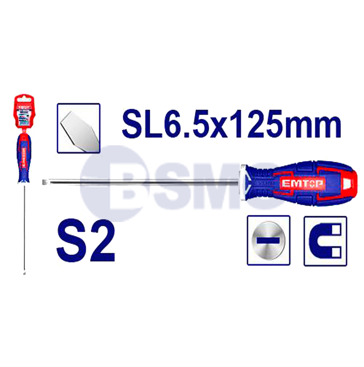 EMTOP სახრახნისი S2 125მმ ESDRSL6502  024776