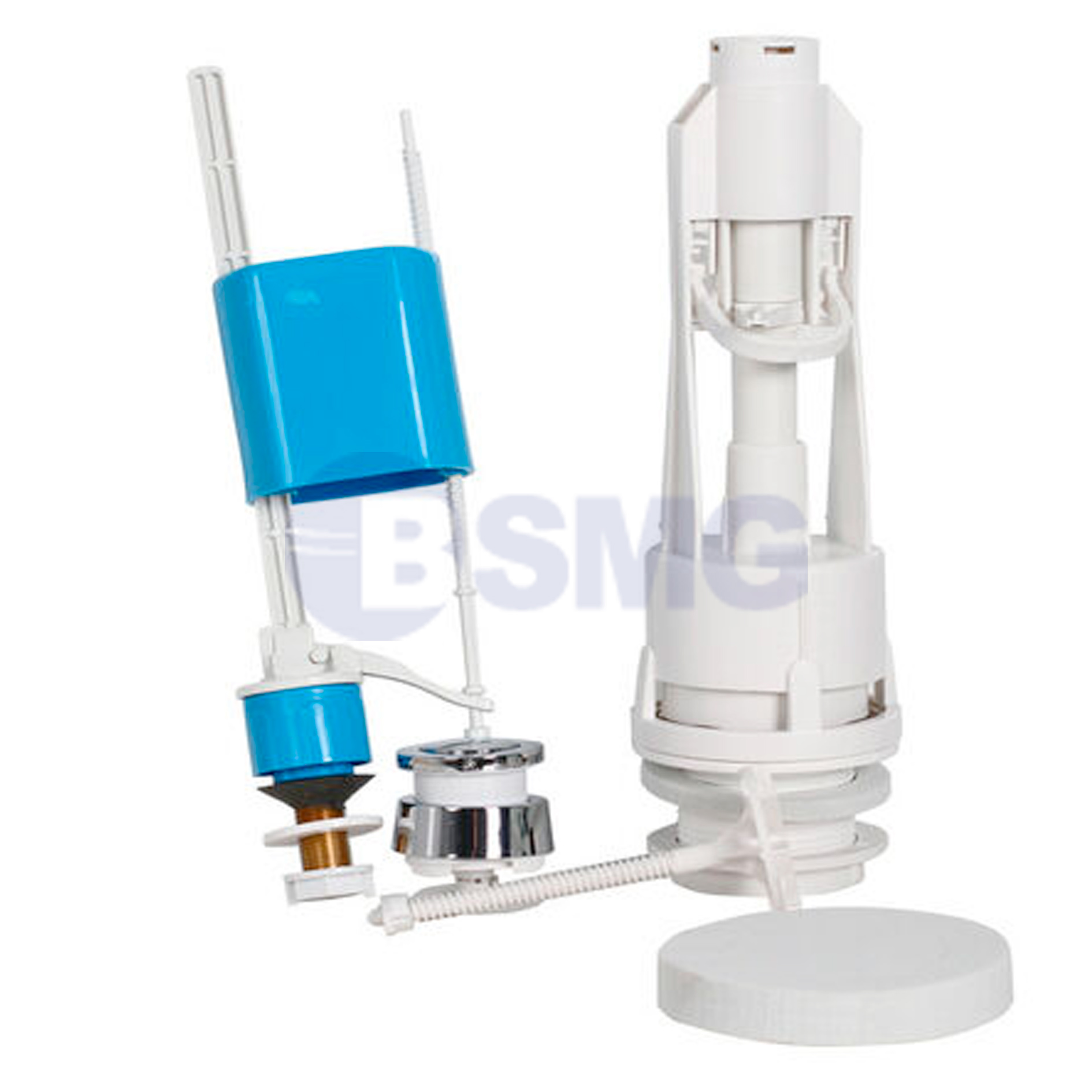 წყალჩამშვები ავზის შიდა მოწყობილობა ღილაკით  010821