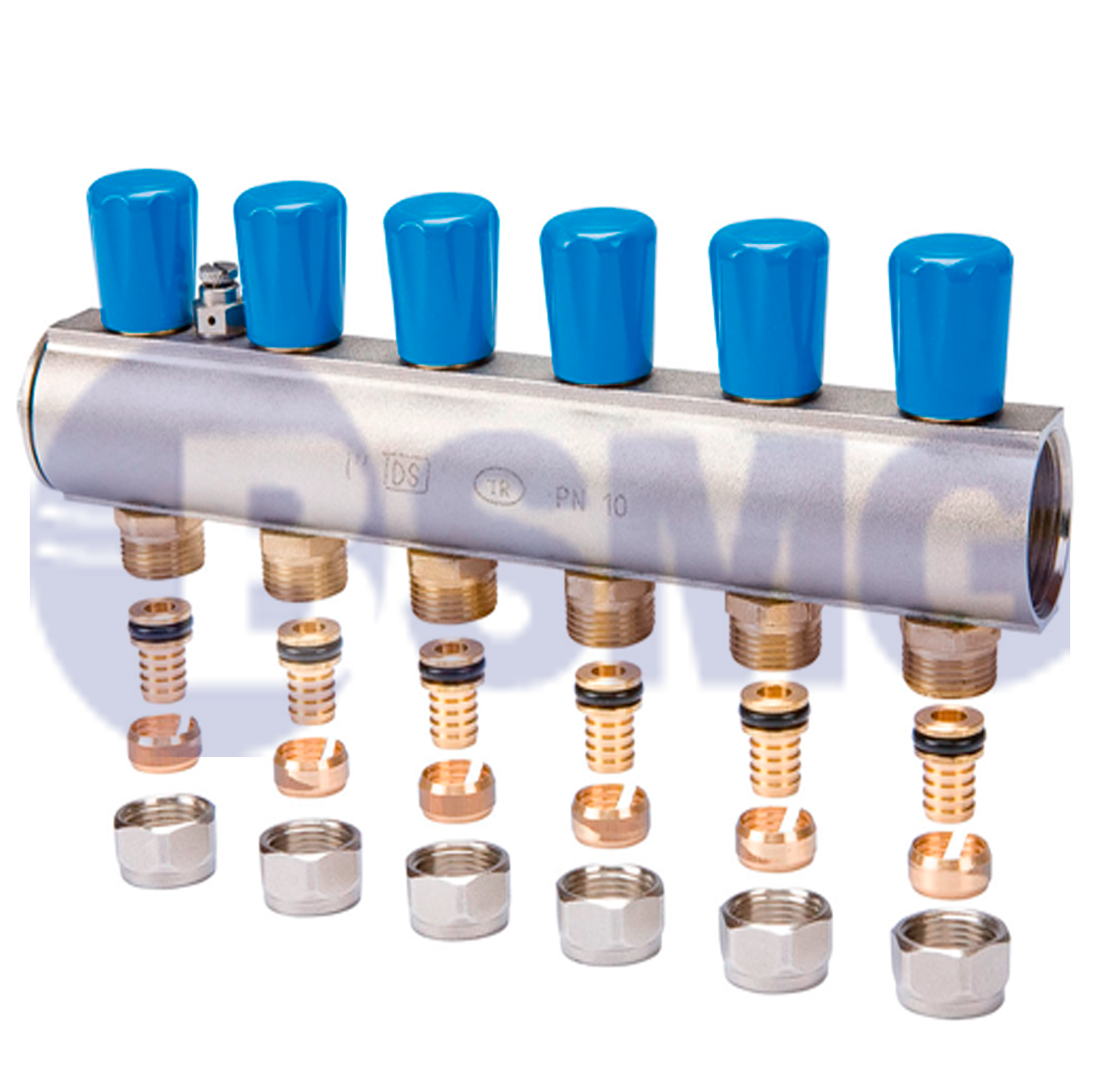 1" კოლექტორი (6ანი) (16x2)   576-6   TDS 012325