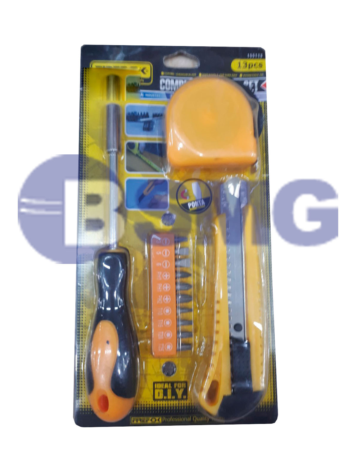 XOZ-941 სახრახნისი დანა მეტრიანი ნაკრებში მეტალის  009125