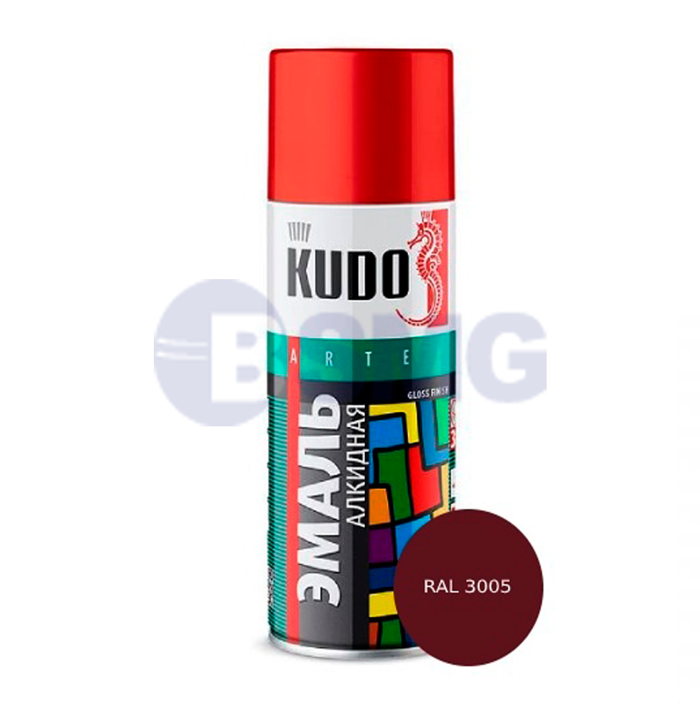 უნივერსალური ემალი ბორდოსფერი, აეროზოლი (520 მლ)KU-10045  025042