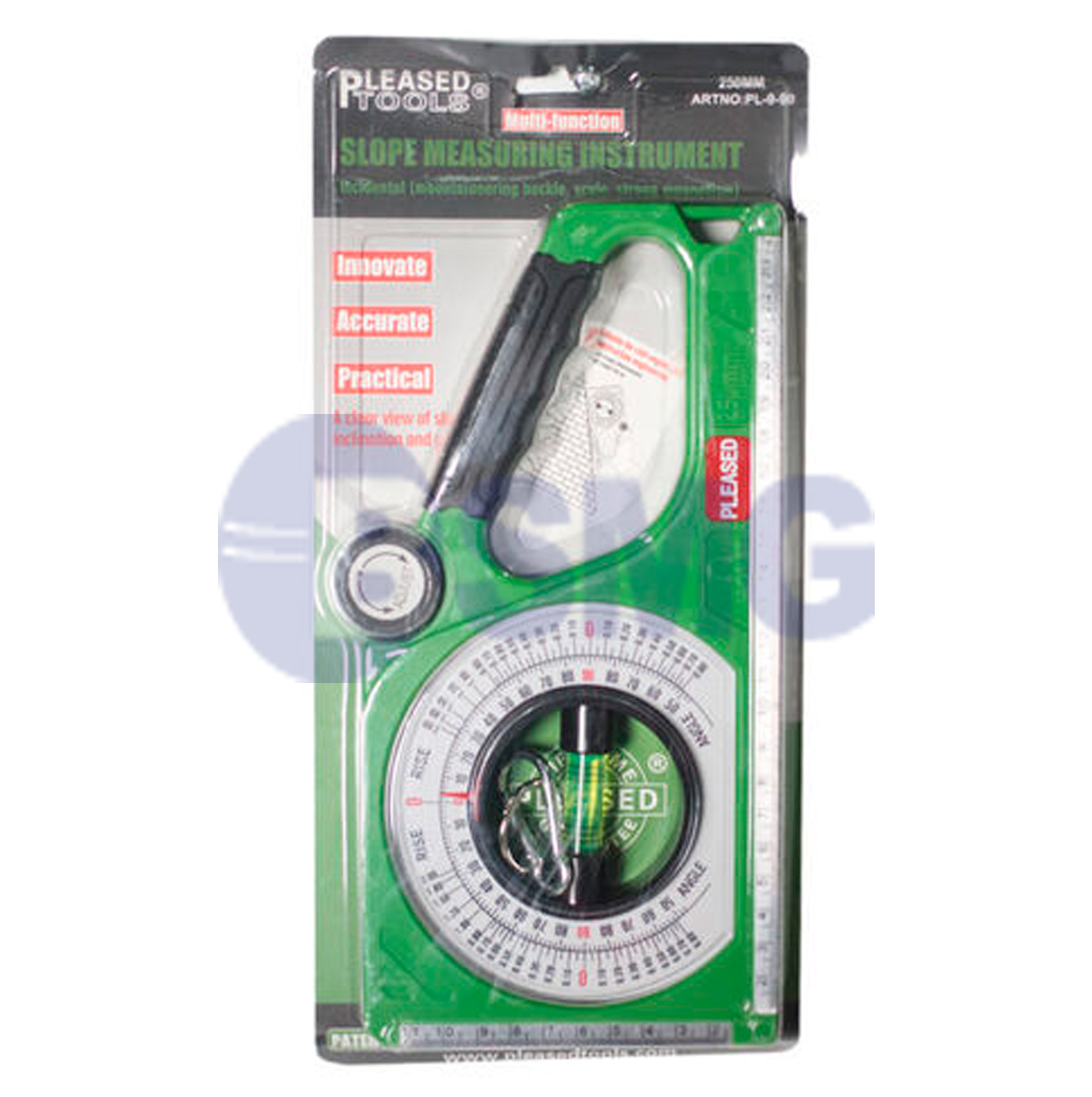 თარაზო ორკუთხა ციფრული PLEASED PL-9-90 250MM (1*60)	 020477