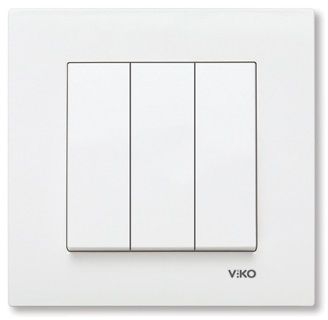 გადამრთველი VIKO KARRE 3-ნი კრემი    004726