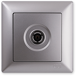 როზეტი VS METAL ANTRACIT ტელევიზორი	  006763