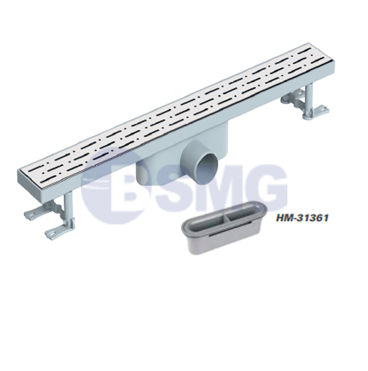 აბაზანის საკანალიზაციო არხი (გვერდითი)    (2)   50-50 CM / KLASİK SERİ LİNE Y.Ç. 50  50 CM  028753