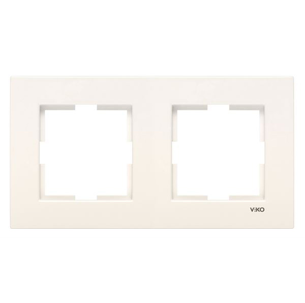 ჩამრთველ-როზეტის კანტი VIKO KARRE 2-ნი კრემი   004675