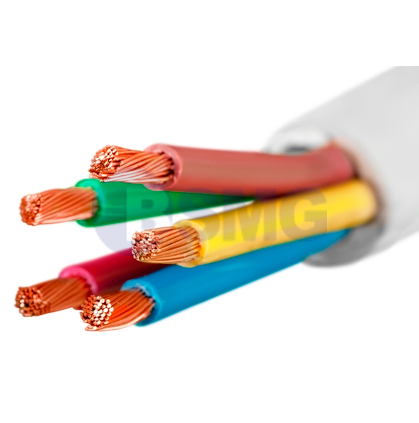 5G4 H05VV-F MM FILLED WHITE -ელსადენი   019450