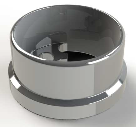 50მმ კედლის სამაგრი (დაბალი) ვერცხლი 006294