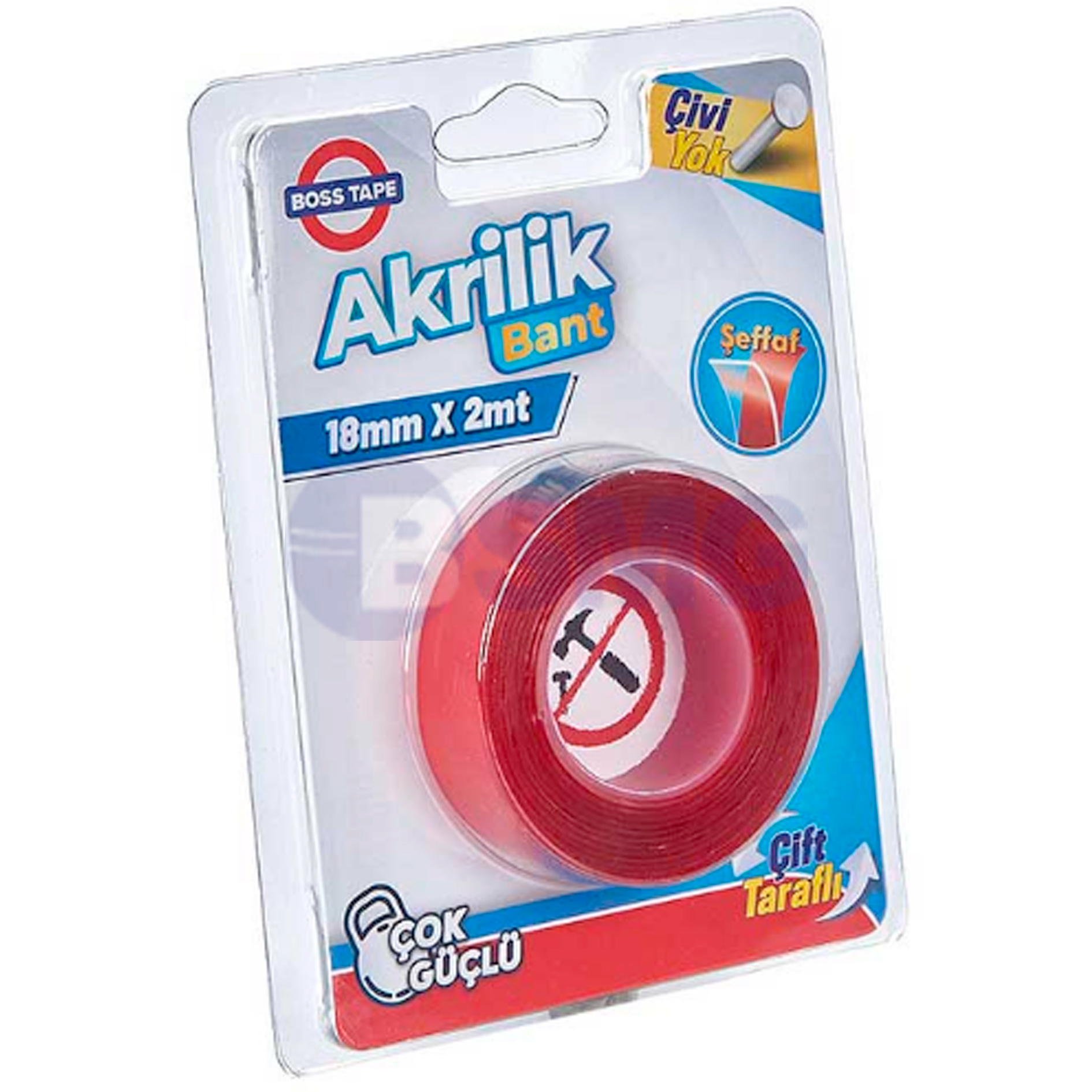 ორმხრივი სკოჩი ქაფოვან ფუძეზე 24მმ X 10მ (15კგ გამძლეობა)    026390