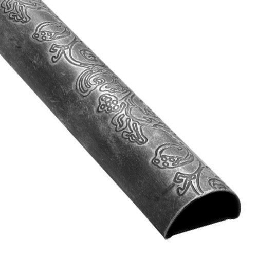 მოაჯირის დეკორატიული პროფილი 48x24x1.5 (ყვავილიანი)  009710