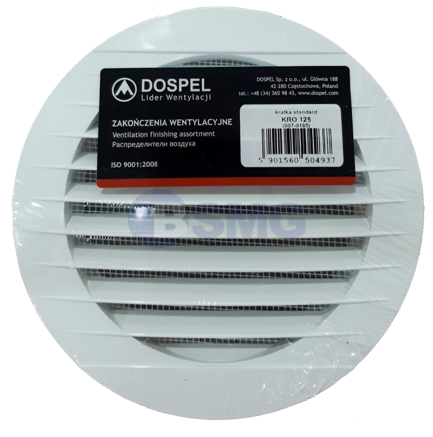 ცხაურა KRO 125 007-0185 025254