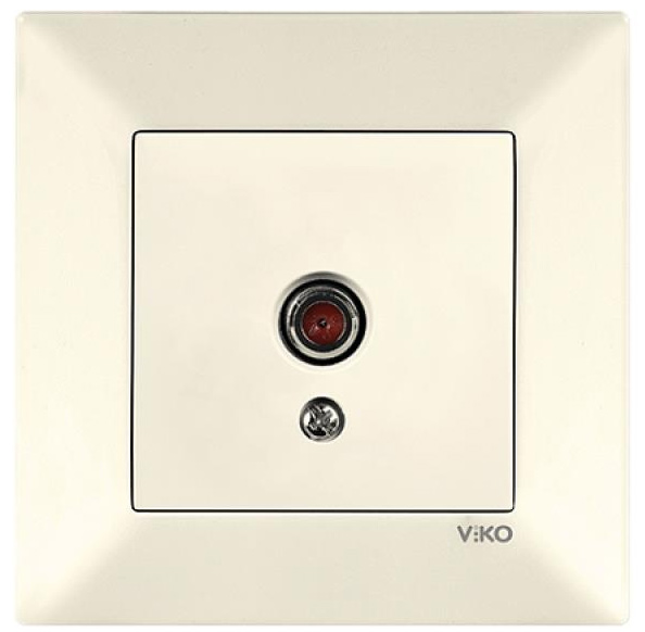 როზეტი VIKO MERIDIAN ტელევიზორის კრემი   004748