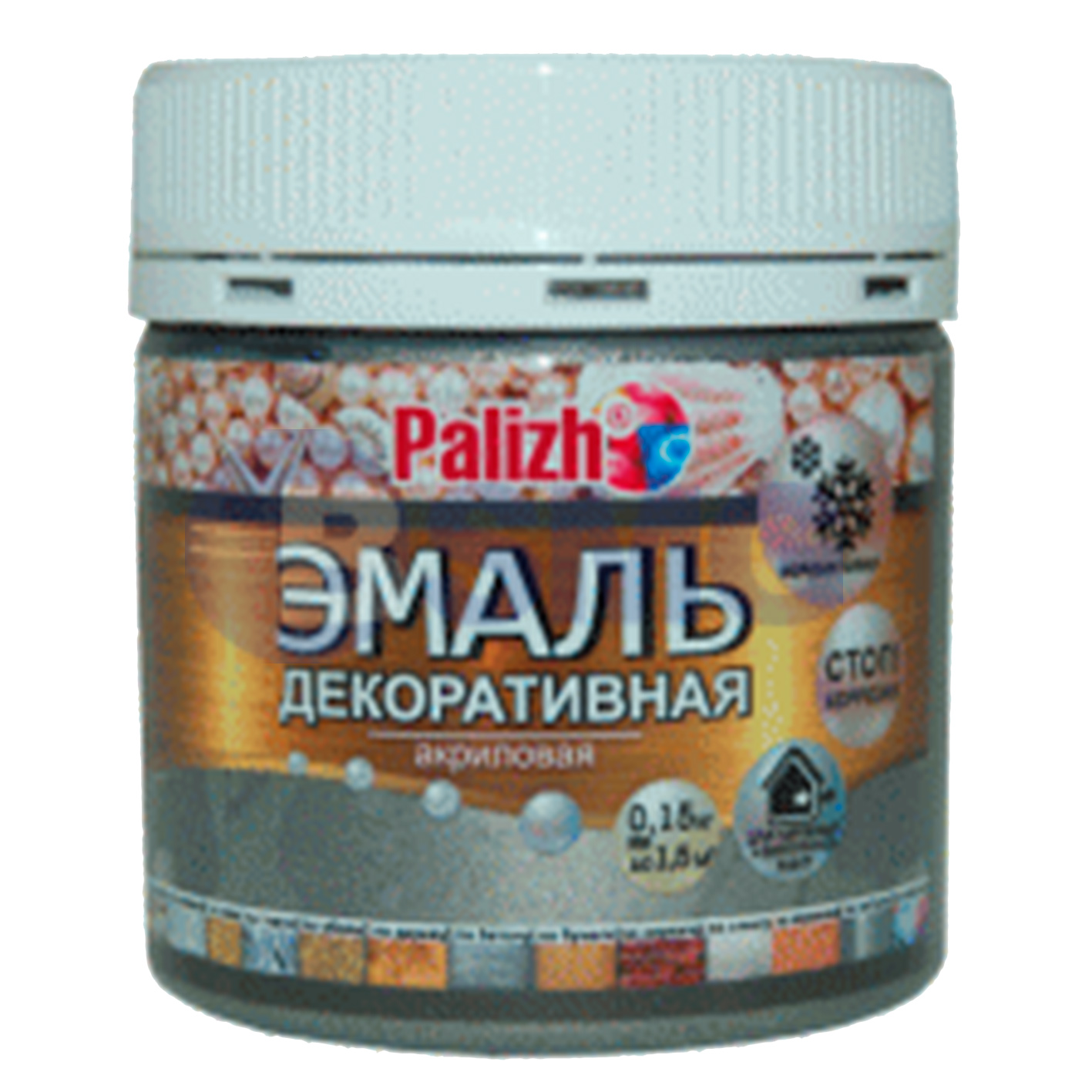 დეკორატიული ემალი, ვერცხლი 0,150კგ     026468