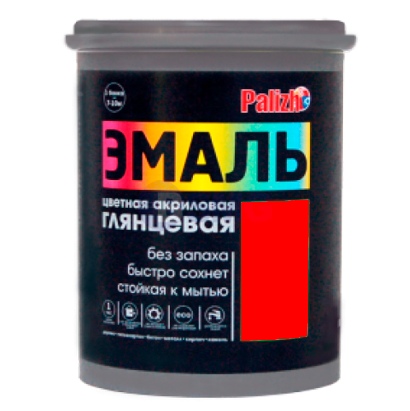 ემალი(აკრილის)1.0კგ წითელი უნივერსალური  020302