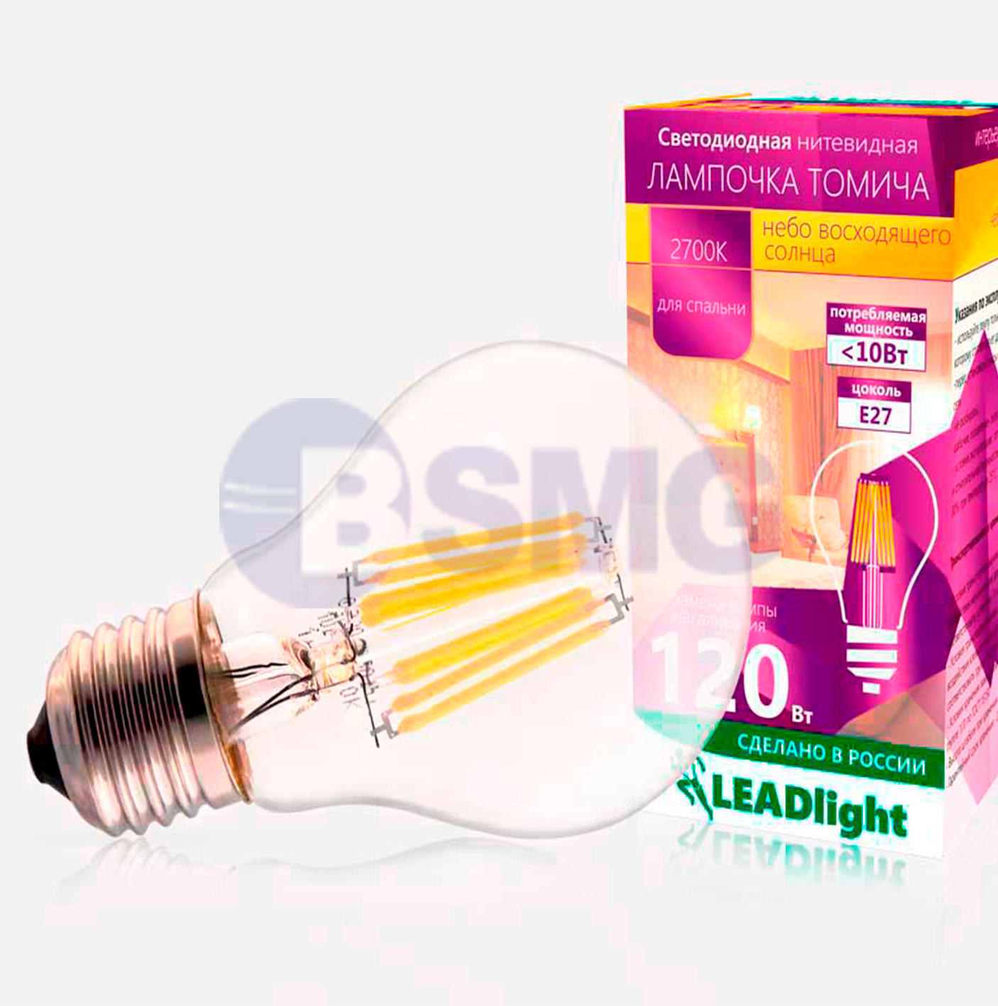 დიოდური ნათურა ლიდლაით სა 230-10-1 ე 27/27 5000კ სამუშაო და საკითხავი ოთახისათვის  020738