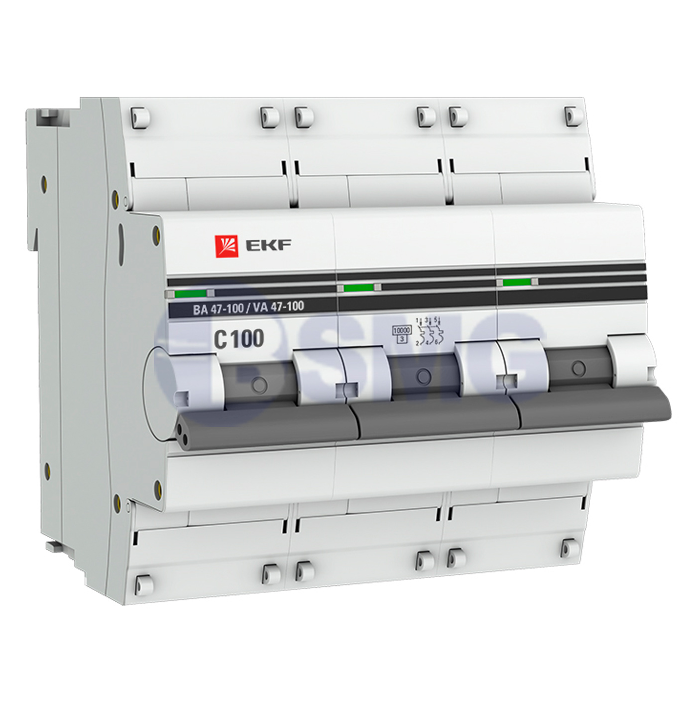 ავტ.ამომრთველი EKF 3P100A    027063