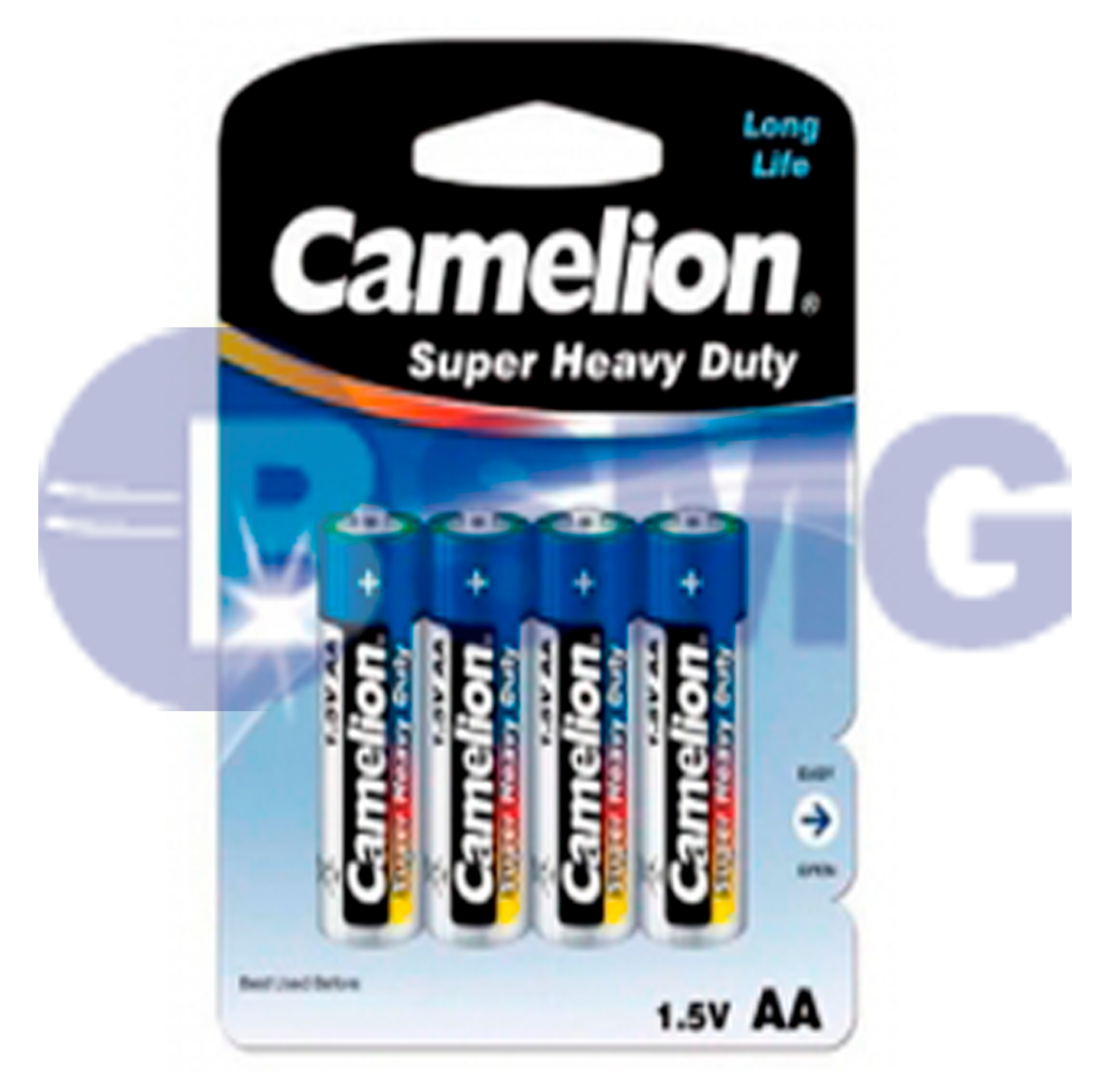 1070 Camelion Super HD ლურჯი AAA ელემენტი, 4ც შეკრა R03P-BP4B  014822
