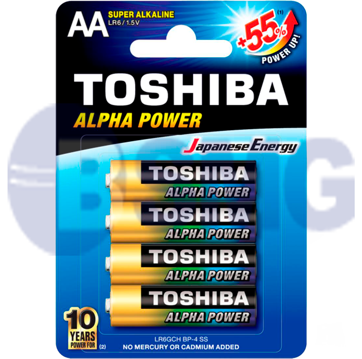 Toshiba "Alfa Power" AA ელემენტი  BP  000611