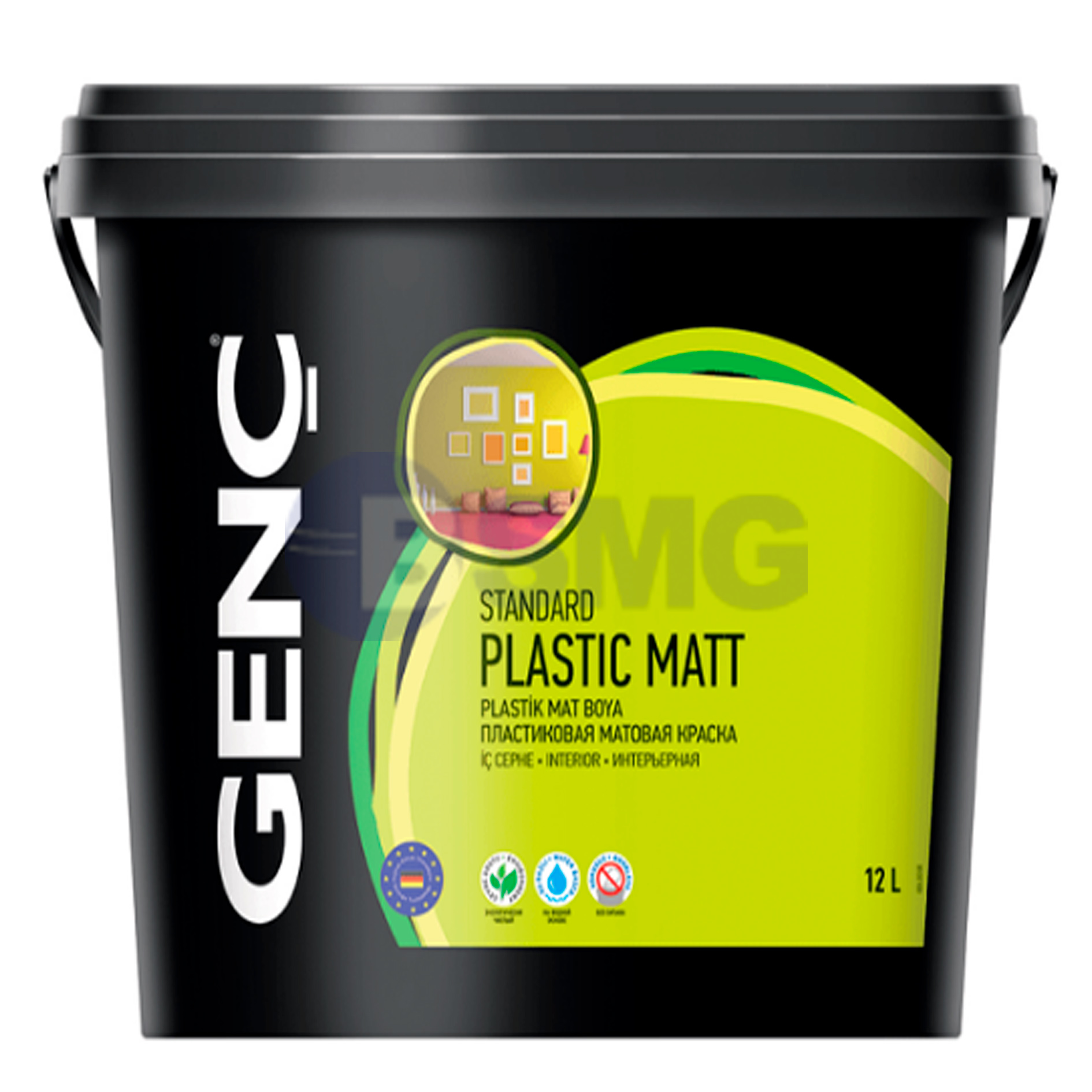 საღებავი ინტერიერის  "STANDART PLASTIK MAT" 2,2 ლტ  025718