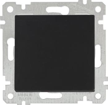 ჩამრთველი  ერთიანი შავი   RITA ONEG.ONE WAY SWITCH BLACK   008962