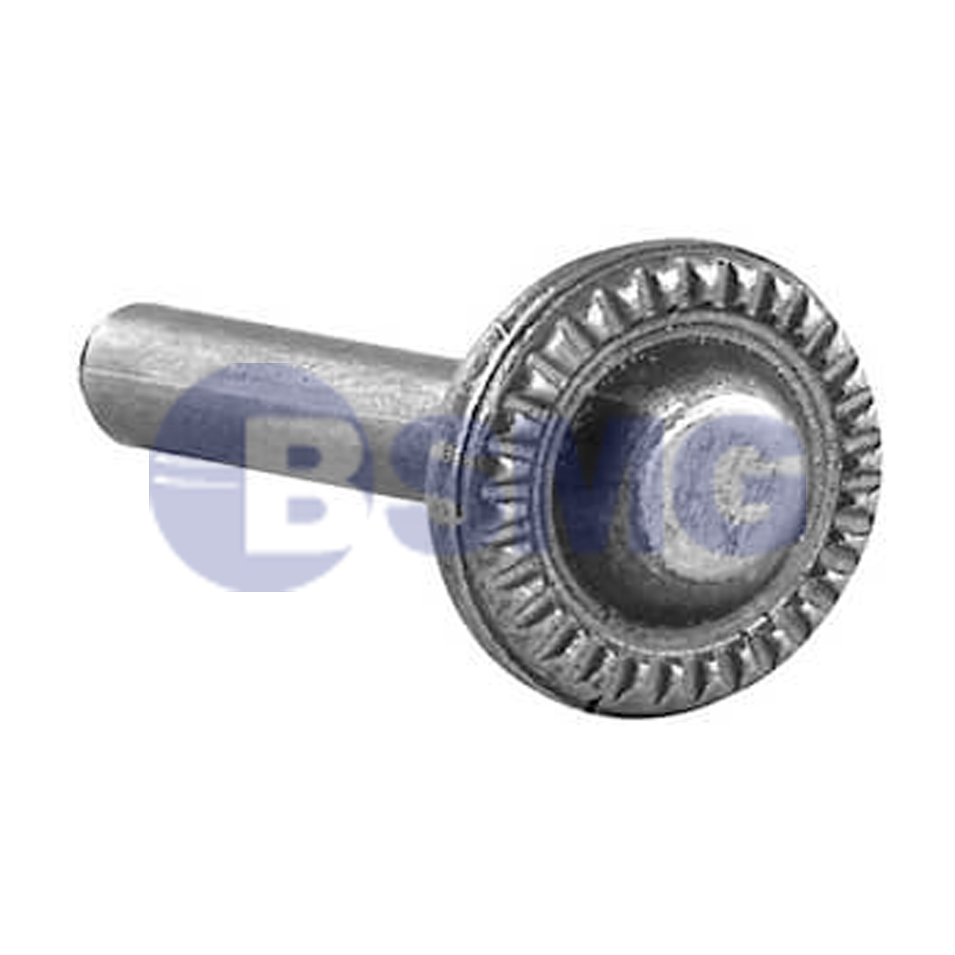 ლითონის  აქსესუარი, ფიგურა   ∅1.9x4x∅0.6სმ   010362