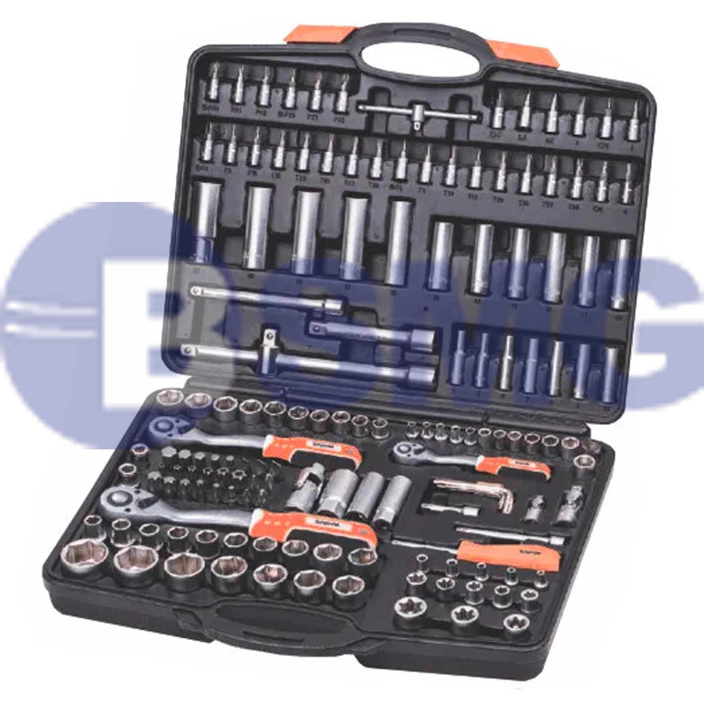 Shpind-121150A ხელსაწყოების ნაკრები 150ც.  012320