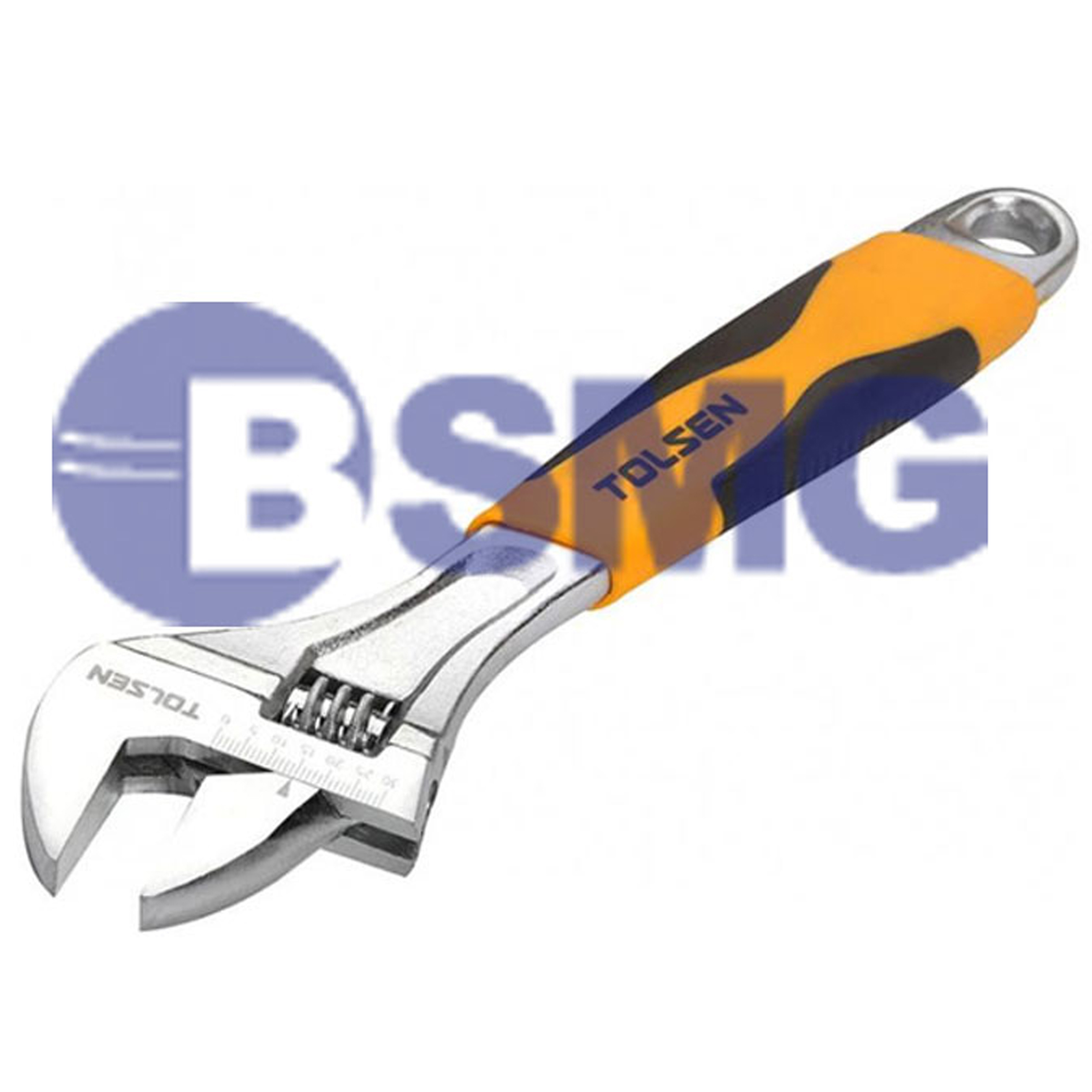 TOL782-15008 ქანჩის გასაღები რეგულირებადი რეზინის სახელურით 6"	 000623