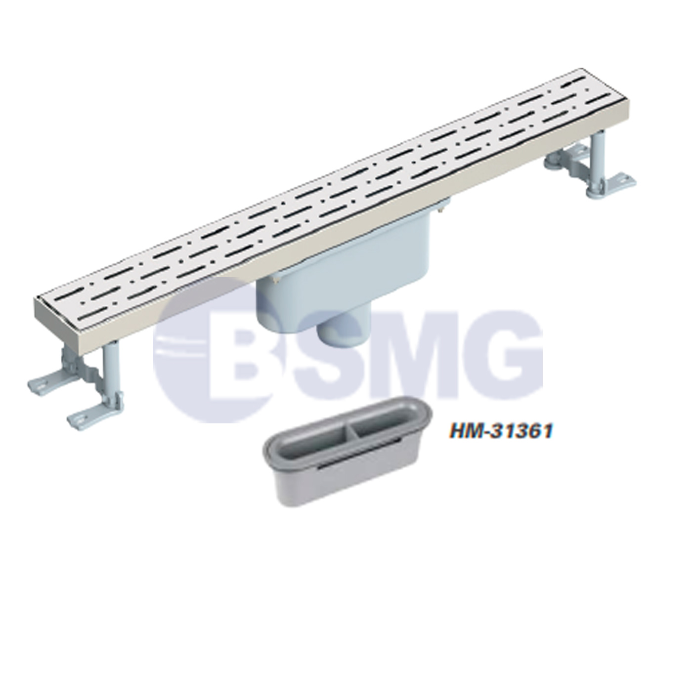 აბაზანის საკანალიზაციო არხი (პირდაპირი)   (2)  50-40 CM / KLASİK SERİ LİNE Y.Ç. 50  40 CM	 028756