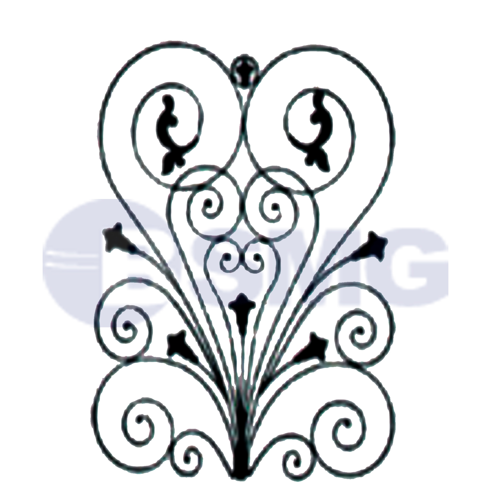 მოაჯირის კონსტრუქცია  80*100სმ     011375