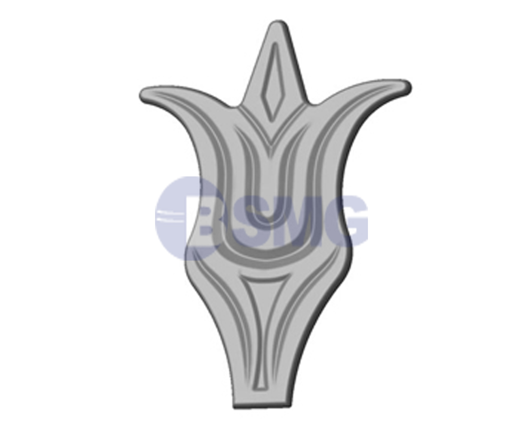 ლითონის  აქსესუარი, ფიგურა  50*76მმ     010386