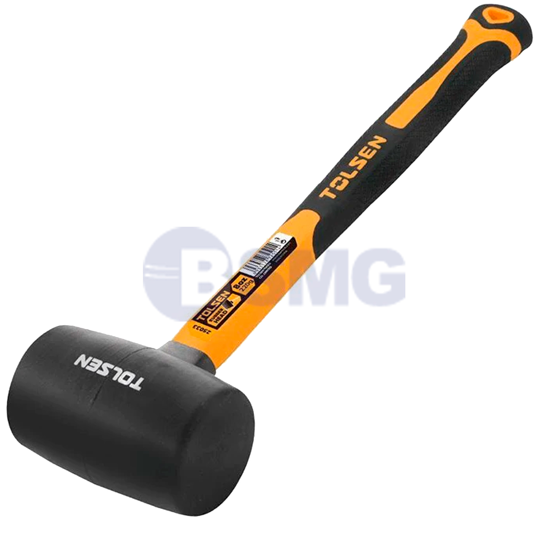 TOLSEN TOL50-25035 ჩაქუჩი რეზინის,რეზინის სახელურით 16oz (470გრ.)  025662